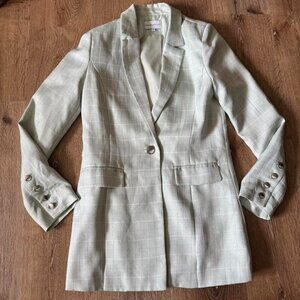 Chriselle x JOA Green Women Blazer Size XS